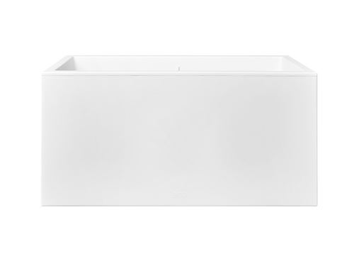 Jardinière rectangle en plastique 60 x 30 cm Elho Vivo Long - blanc