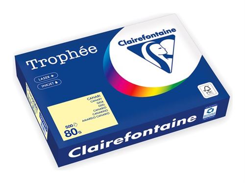 Kopierpapier Trophée A4 80gr gelb 500 Blatt