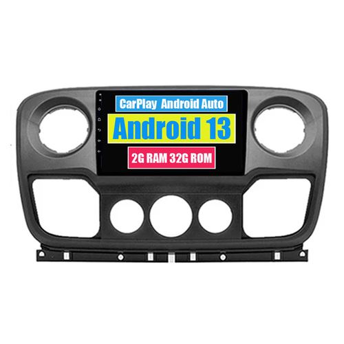 Autoradio Multimédia SZSMART Carplay pour Renault Master Nissan Nv400 Opel Movano 2 2010 2019 Android