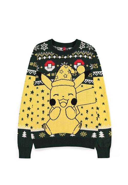 Pull De Noel Pokemon Pull De Noel Pikachu Taille M Autres vetements goodies Achat prix fnac