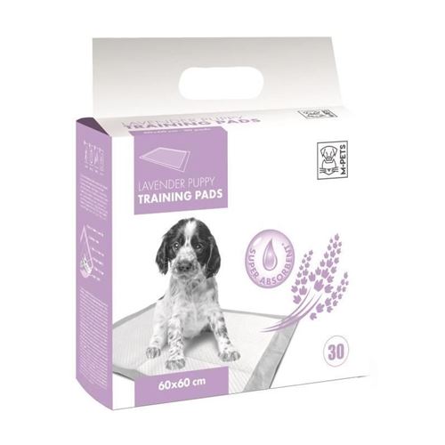M-PETS Tapis dapprentissage Lavender - 30 pieces - 60x60cm - Pour chiot
