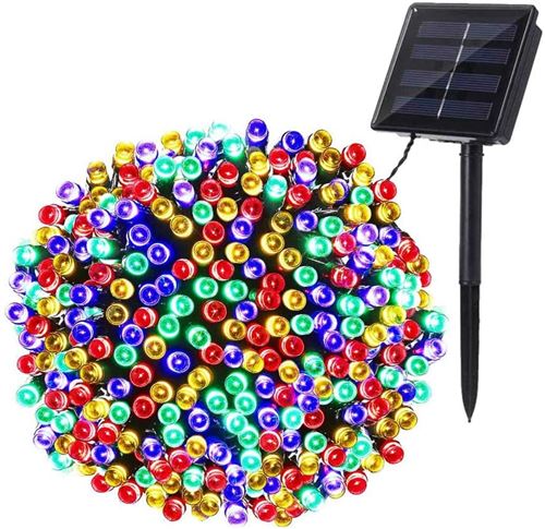 CHENYAO (DC0017) Guirlande Lumineuse Exterieur 22M 200 LED Solaire （Multicolore )