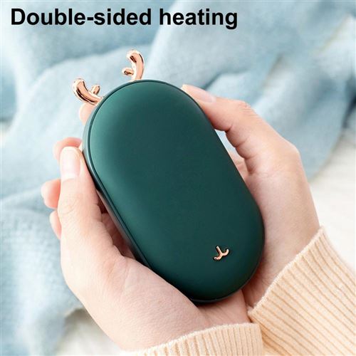 Acheter MIni chauffe-mains Portable 2 en 1, batterie externe, chauffe-poche,  Rechargeable, Double face, chauffe-mains