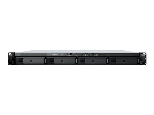 Synology RackStation RS822+ - Serveur NAS - 4 Baies - rack-montable - SATA 6Gb/s - RAID 0 1 5 6 10 JBOD - RAM 2 Go - Gigabit Ethernet - iSCSI support - 1U