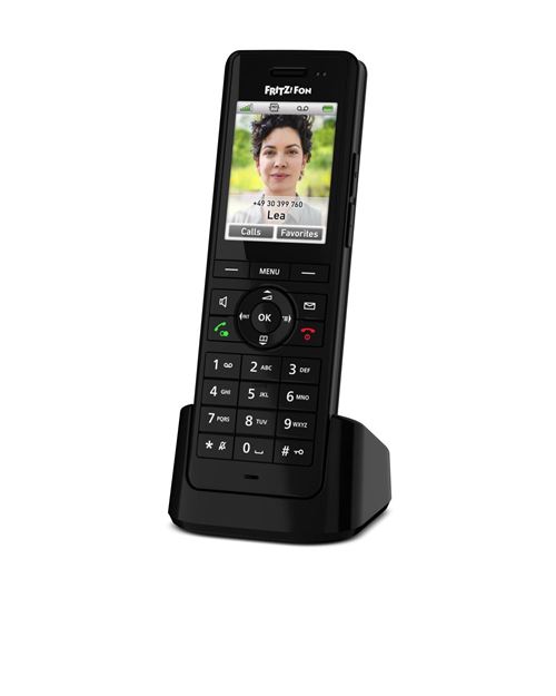 Téléphone DECT FRITZ!Fon X6 INT avec identification de l appelant Noir