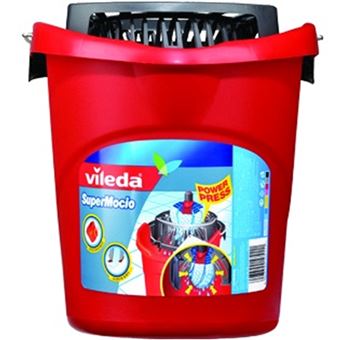 Pack VILEDA Balai et Seau-essoreur Wring and Clean de 6 litres