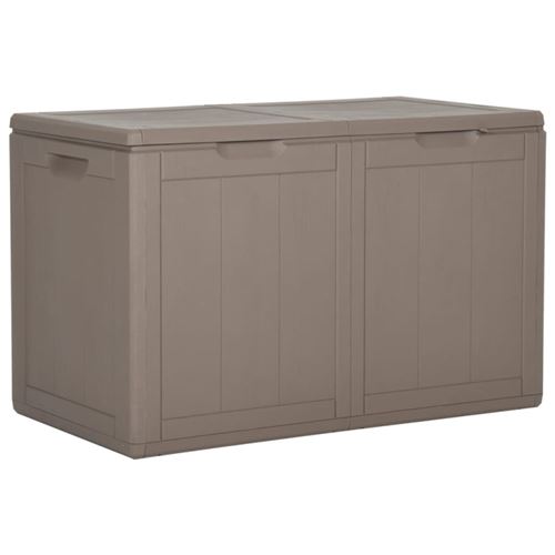 Salon de jardin vidaxl polypropylene marron