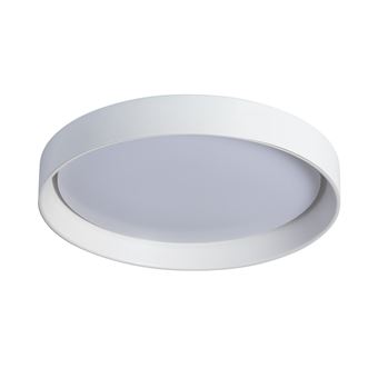 TechBrey Plafonnier LED Rond Métal 30W CCT Sélectionnable Big Broadwey Ø550 mm Noir / Or - 1