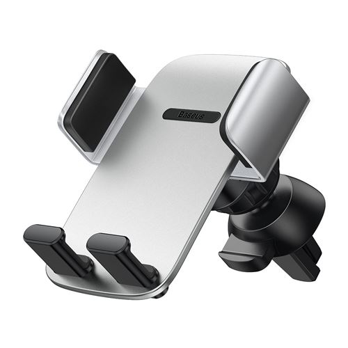 Support Téléphone Voiture BASEUS SUYK010012 Cadre de Support Fixe de Navigation Argent
