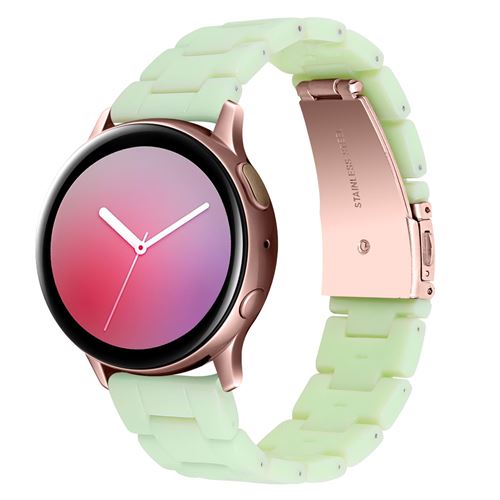 Bracelet R sine premium r glable motif Vert Clair pour Garmin