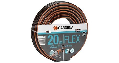 Gardena tuyau comfort flex 9x9 13 mm (1/2") 20 m, gris/orange, 30 x 30 x 30 cm