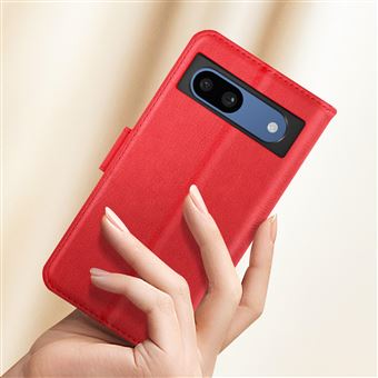 Étui Portefeuille Avizar Pour Google Pixel 8a – Bleu Nuit, Similicuir, Avec Support Vidéo