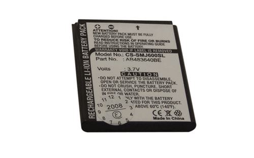 Batterie Li-ion 850 Mah 3.7v Samsung Pour Piles Accumulateurs - Gsma37155