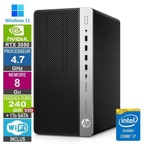 PC Gamer Lpg-600G5 i7-9700 4.70Ghz 8Go/240Go SSD + 1To/Rtx 3050