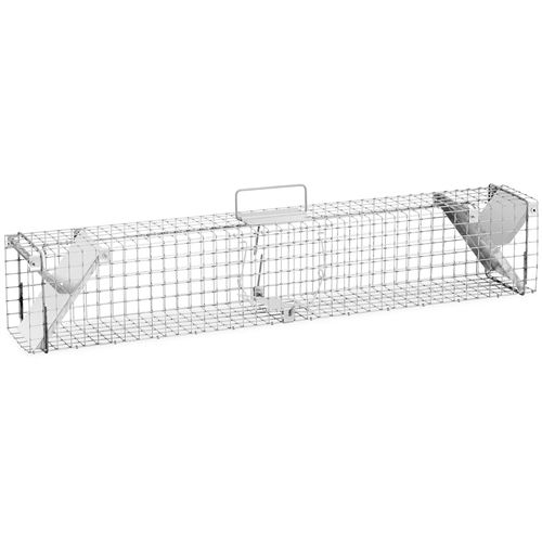 Comparer les prix de Wiesenfield Cage piège - 101.5 x 15.5 x 19.5 cm - Mailles : 25 x 25 mm