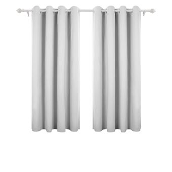 Rideaux C3 A0 Oeillet Gris Lot De 2 Deconovo Lot De 2 Rideaux Occultants Double Couche De Mousse