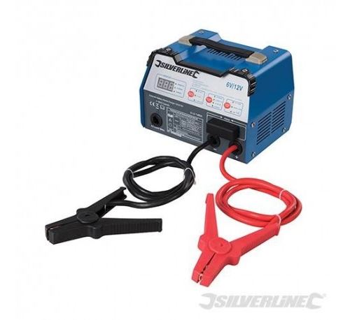 SILVERLINE Chargeur de batterie automatique 6/12 V
