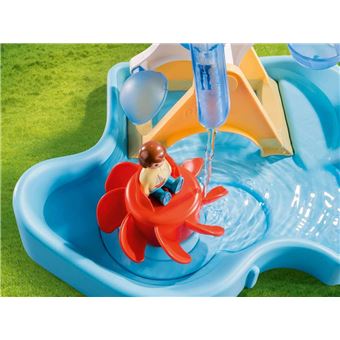 Playmobil 1.2.3 Aqua 70268 Roue hydraulique avec carrousel
