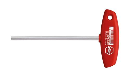 Wiha Stiftschlüssel mit Quergriff Sechskant glanzvernickelt 3 x 200 mm