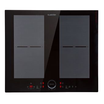 Klarstein Delicatessa - Table de cuisson à induction - 4 plaques de cuisson - Niche - largeur : 56 cm - profondeur : 49 cm - noir - 1