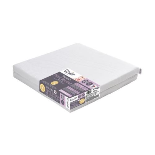 TINEO Matelas pliant 2 parties Sensitibe 60x120x4cm