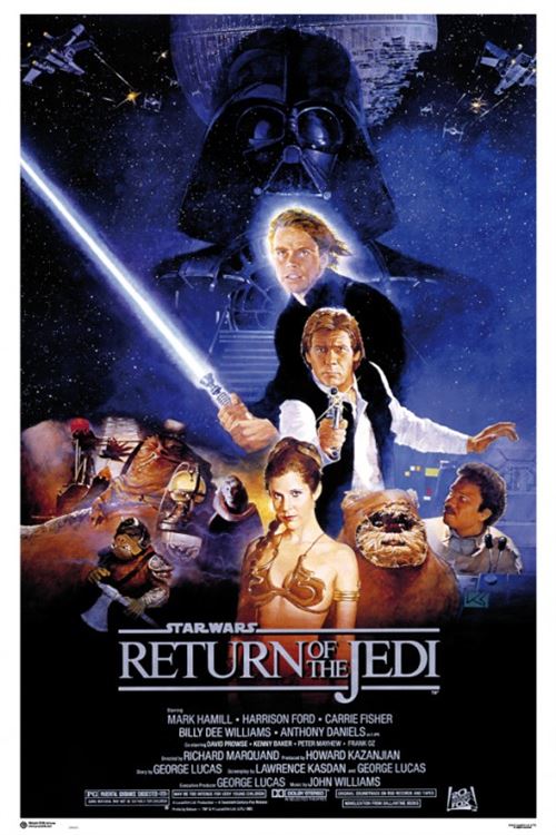 star wars poster - Épisode vi, le retour du jedi, affiche de cinéma