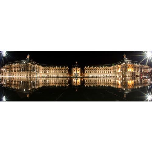 ARTIS Toile imprimée La Bourse Symétrique - Chassis bois - 45x135 cm