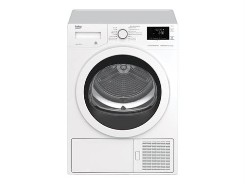 Beko DE8635RX - Sèche-linge - indépendant - largeur : 59.5 cm - profondeur : 60.9 cm - hauteur : 84.6 cm - chargement frontal - blanc