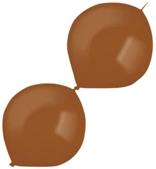 Amscan ballons pendulaires 15 cm en latex brun cristal 100 pièces