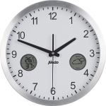 Horloge murale radio-pilotée avec station météo intégrée et capteur extérieur