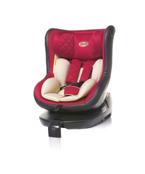 HOLL-FIX Siège auto - 0+ - max.18 KG - ISOFIX - rouge