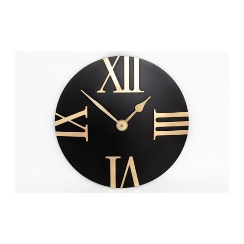 Pendule - Noir et or - 30 cm