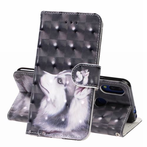 Etui en PU impression de motif de décor de tache lumineuse Renard avec support pour votre Xiaomi Redmi 7/Y3