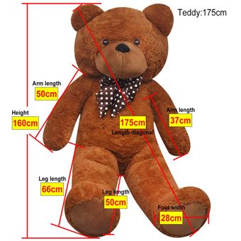 Ours en peluche 160 cm sales
