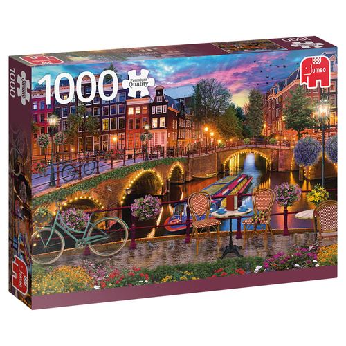 Jumbo puzzle Amsterdam canaux 1000 pièces
