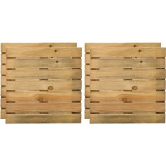 Jardipolys - Caillebotis en bois traité autoclave Par 4 - 1