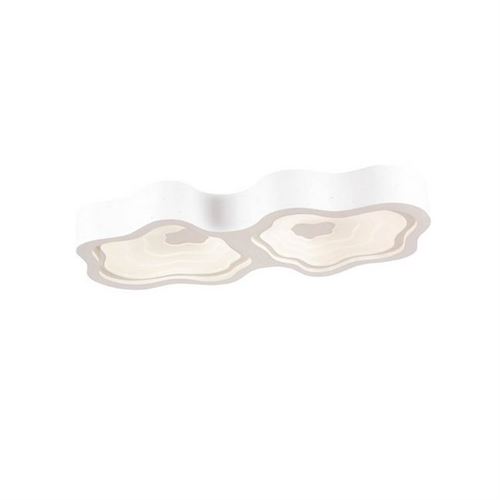Plafonnier en Métal, Blanc Lampadaire Design - Pour Plafond, Séjour, Salon, Cuisine, Chambre, Bureau - Plafonnier