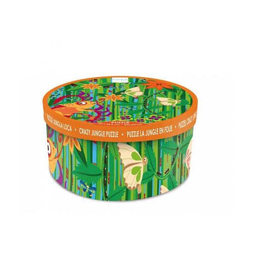 Scratch puzzle jungle fou 200 pièces 60 cm