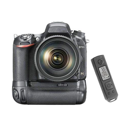 Meike Mk-dr750 Batterie Grip Pour Nikon D750 Noir