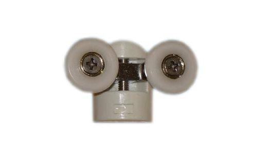 Double roulette pour verre 6mm L.58mm Kinedo référence ROU12-A.