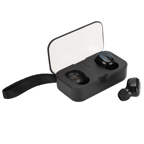 TI8S Mini casque Double oreille TWS HiFi Bluetooth sans fil Ecouteur CVC Reduction de bruit intelligente Ecouteurs Achat prix fnac
