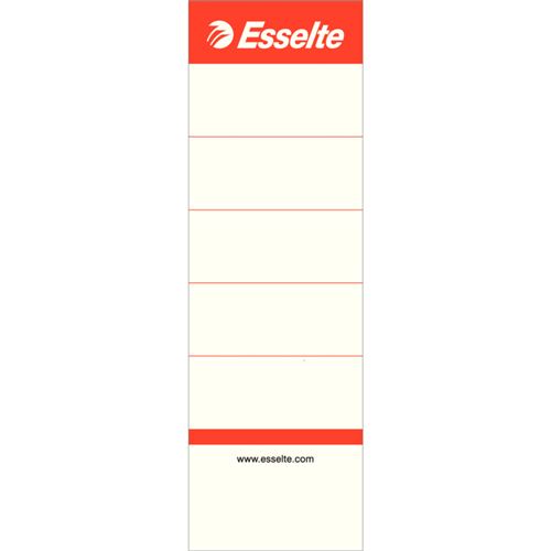 Esselte Etiquette Pour Dos De Classeur Standard, 50 X 158 Mm