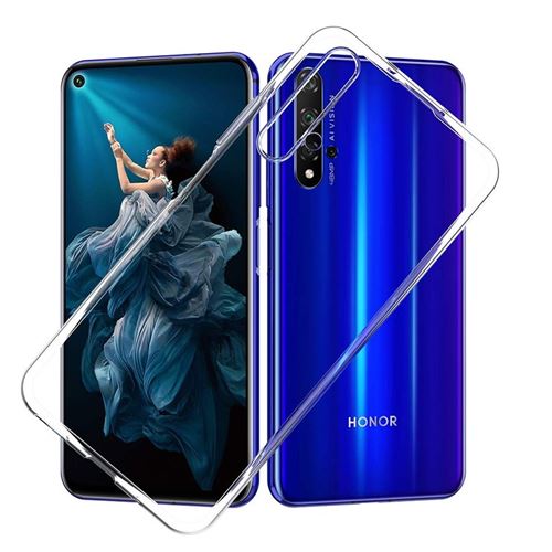 Coque de protection transparente souple pour Honor 20