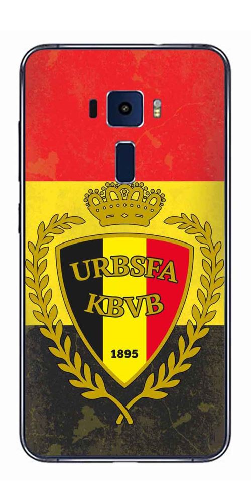 Coque TPU gel souple Asus Zenfone 3 ZE520 kL design Foot Belgique fond drapeau