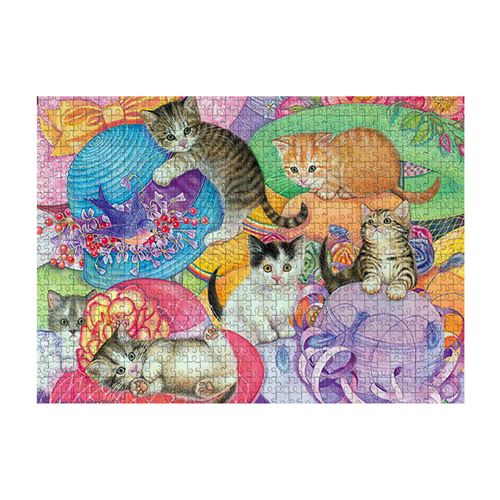 Puzzle 1000 Pièces Bébé Chat Pour Adultes Et Enfants (Épaisseur 0.75Mm) Multicolore W123