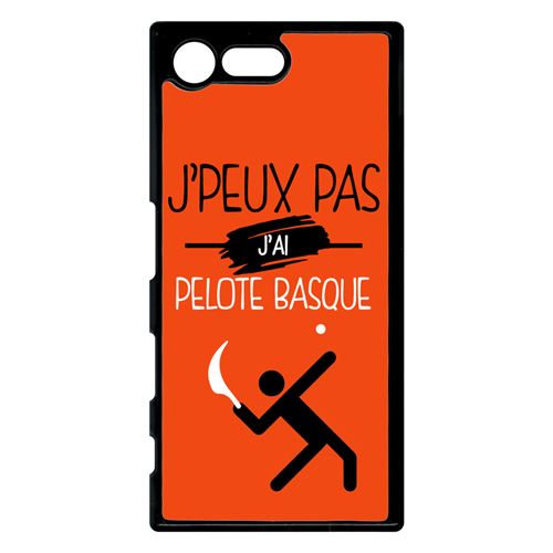 Coque xperia x compact mini j peux pas j ai pelote basque 5