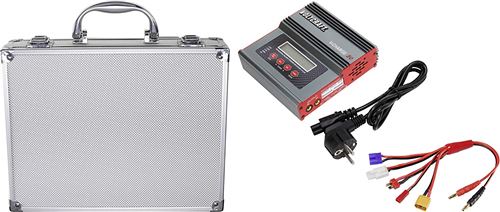 VOLTCRAFT Modellbau-Multifunktionsladegerät 12 V, 230V 7A V-Charge 50 incl. Alu-valise