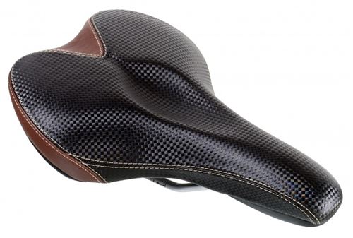 Ergotec SELLE CONFORT HOMMES 263 X 158 MM PU NOIR MARRON