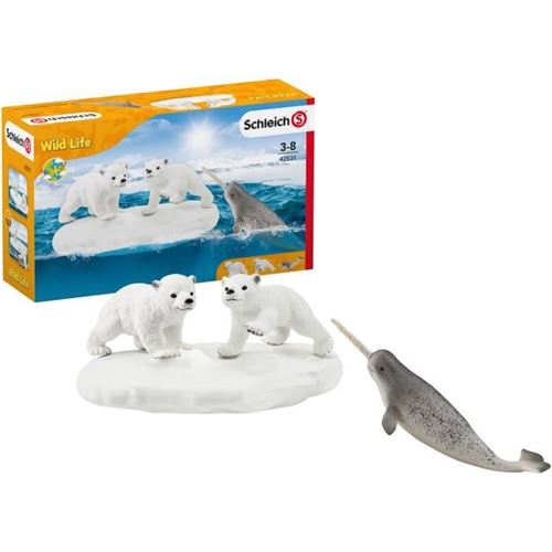 Schleich - Glissade des ours polaires -