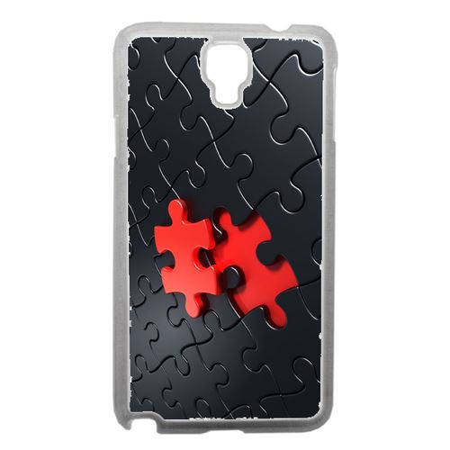 Coque Puzzle One Piece Red Compatible Samsung Note 3 Neo Transparent